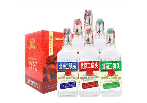 42度永丰牌北京二锅头出口小方瓶经典三色500mlx6瓶整箱价格？