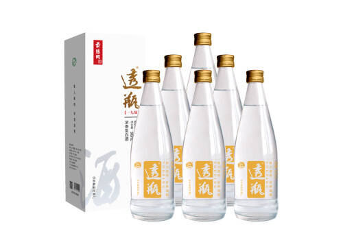 38度景阳冈透瓶浓香型白酒500mlx6瓶整箱价格？