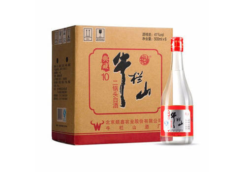 41度牛栏山北京二锅头白酒典藏十500mlx6瓶整箱价格？