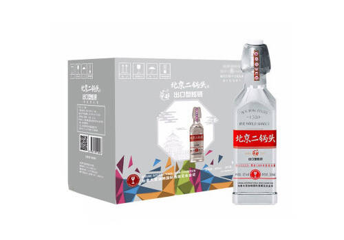 42度华都北京二锅头酒出口型金瓶小方瓶炫银瓶12瓶整箱价格？