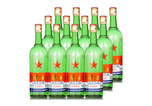 56度北京红星大二锅头酒12瓶整箱价格？