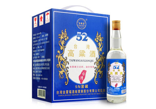 52度五缘湾五N窖藏台湾高粱酒600mlx6瓶整箱价格？