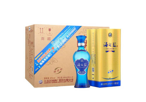 46度洋河蓝色经典海之蓝白酒480mlx6瓶整箱价格？