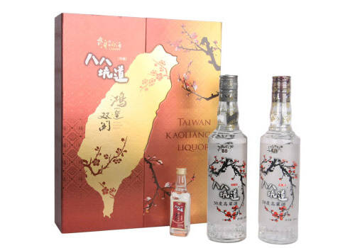 38度八八坑道台湾高粱酒鸿运500ml双瓶装价格多少钱？