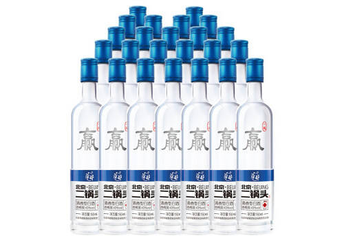 42度华都一起赢北京二锅头酒小蓝瓶150mlx24瓶整箱价格？