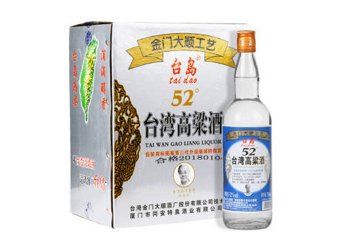 52度台岛台湾高粱酒750mlx6瓶整箱价格？