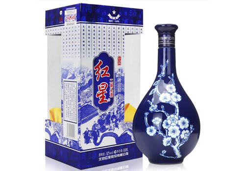 52度北京红星二锅头酒珍品青花瓷梅花瓶500ml多少钱一瓶？