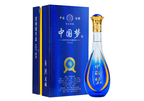 52度洋河镇梦里香中国梦酒V6浓香型白酒蓝包装500ml多少钱一瓶？