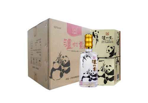 52度泸州老窖泸州贡酒保护大熊猫爱心纪念版500mlx6瓶整箱价格？