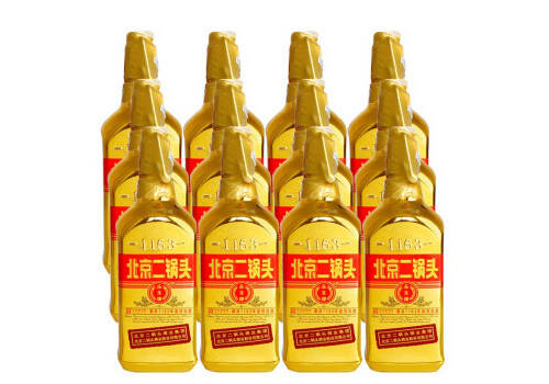 46度永丰牌北京二锅头出口型金瓶500mlx12瓶整箱价格？