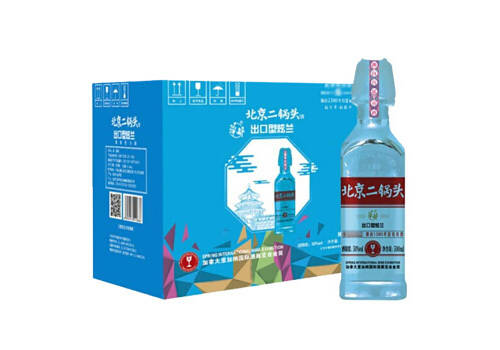 50度华都北京二锅头酒小方瓶出口型炫兰12瓶整箱价格？