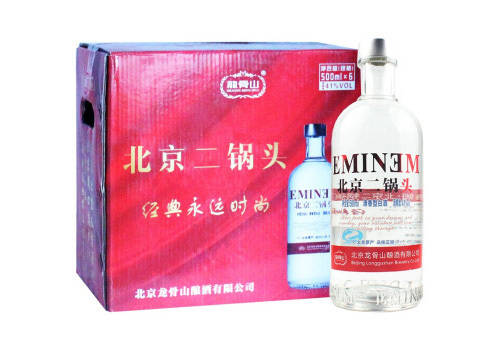 41度龙骨山艾米纳姆北京二锅头酒(国际版)红标500mlx6瓶整箱价格？