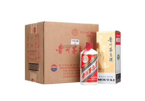 43度贵州茅台飞天茅台酒500mlx6瓶整箱价格？