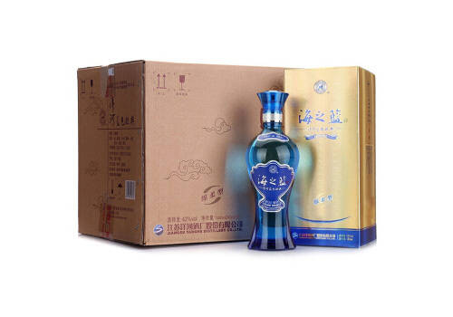 42度洋河蓝色经典海之蓝白酒240mlx6瓶整箱价格？