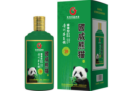 53度贵州茅台镇国威熊猫10酱香型白酒500ml整箱价格？