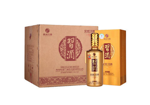 53度贵州习酒金质习酒（钻石版）酱香型白酒500mlx6瓶整箱价格？