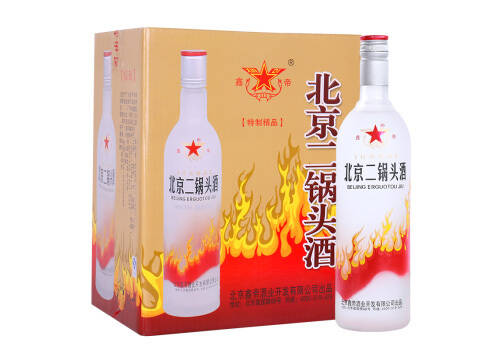 56度鑫帝北京二锅头酒火焰2013年老酒750mlx6瓶整箱价格？