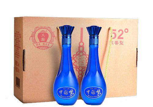 52度八瀚洋河镇中国梦酒黑色2瓶礼盒装市场价多少钱？