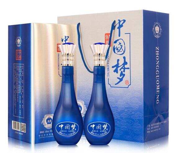江苏洋河中国梦酒多少钱一瓶，中国梦酒52度图片价格表