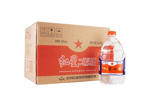 60度北京红星二锅头酒2L桶装价格多少钱？