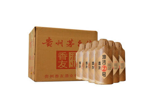 53度贵州茅台镇香友坤沙2号白酒500mlx6瓶整箱价格？