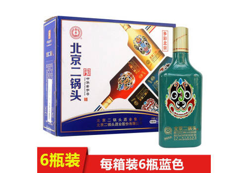 42度永丰牌北京二锅头多彩北京绿色瓶500mlx6瓶整箱价格？