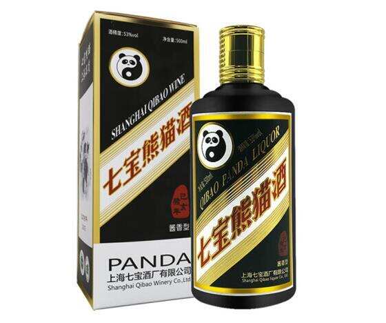 七宝熊猫酒53度酱香型多少一瓶，茅台镇产上海老品牌酒售价千元