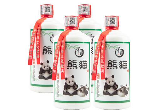 53度贵州茅台镇芈醤熊猫酒500mlx4瓶整箱价格？