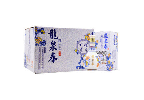 39度龙泉春国色彩瓷浓香型白酒500mlx6瓶整箱价格？