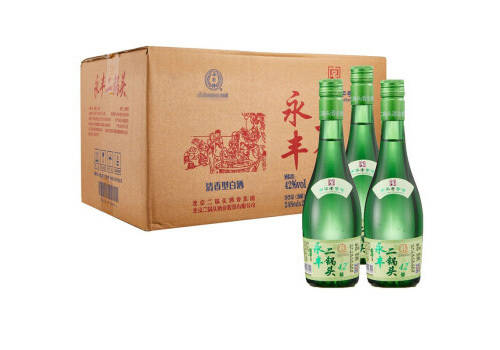 42度永丰牌北京二锅头系列小绿瓶248mlx24瓶整箱价格？