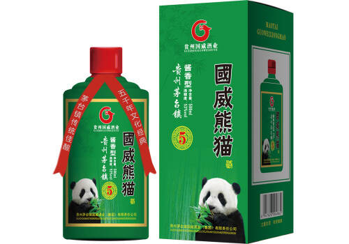 53度贵州茅台镇国威熊猫5酱香型白酒6瓶整箱价格？