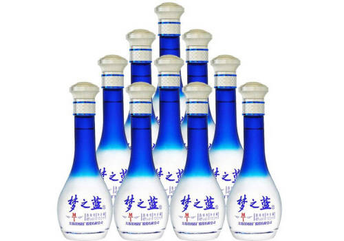 45度洋河蓝色经典梦之蓝M1白酒100mlx10瓶整箱价格？