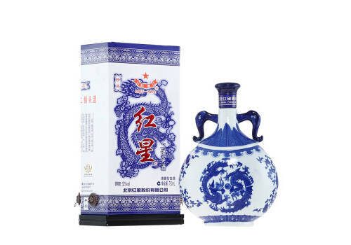 52度北京红星青花瓷珍品二锅头酒750ml多少钱一瓶？