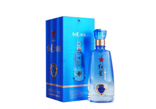 43度北京红星二锅头酒焕新版蓝盒蓝瓶12清香型白酒500ml多少钱一瓶？
