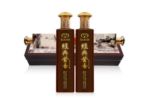 53度贵州习酒经典酱香卷轴酱香型白酒500mlx2瓶礼盒装价格多少钱？