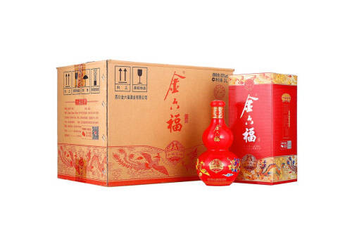 50度金六福六福呈祥酒6瓶整箱市场价多少钱？