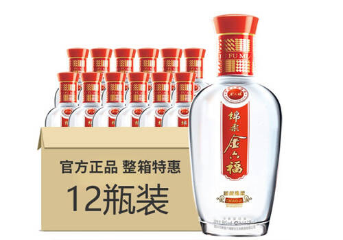50度金六福超级绵柔小酒128mlx12瓶整箱市场价多少钱？