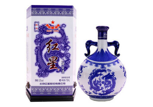 52度北京红星二锅头酒珍品青花瓷750ml多少钱一瓶？