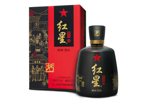 52度北京红星百年醇和黑坛浓香型白酒500ml多少钱一瓶？