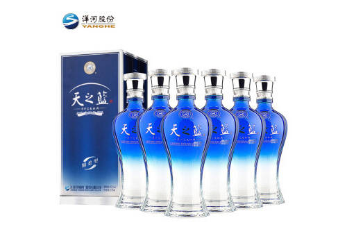 42度洋河蓝色经典天之蓝浓香型白酒375mlx6瓶整箱价格？