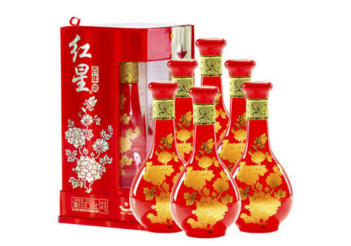 52度北京红星二锅头酒百年（富贵）6瓶整箱价格？