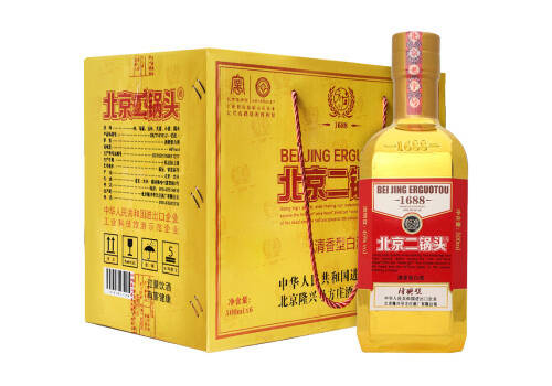 46度方庄北京二锅头白酒隆兴号金瓶500mlx6瓶整箱价格？