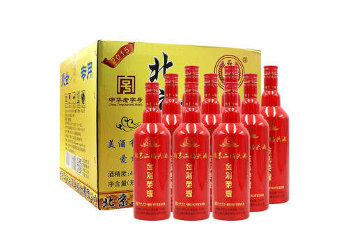 42度永丰牌北京二锅头金刚荣耀红标500mlx9瓶整箱价格？