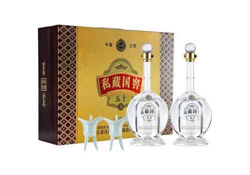 42度洋河镇龙瓷私藏国窖浓香型白酒500mlx2瓶礼盒装价格多少钱？