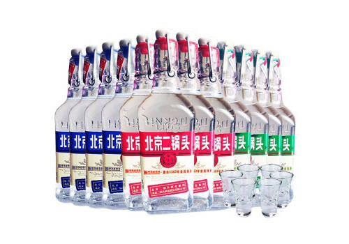 42度永丰牌北京二锅头出口型小方瓶红标蓝瓶绿标混搭500mlx12瓶整箱价格？