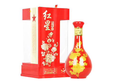 52度北京红星二锅头酒富贵牡丹瓶500ml多少钱一瓶？