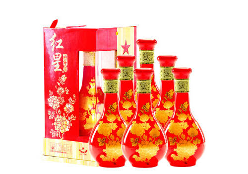 38度北京红星二锅头酒百年（富贵）6瓶礼盒装价格多少钱？