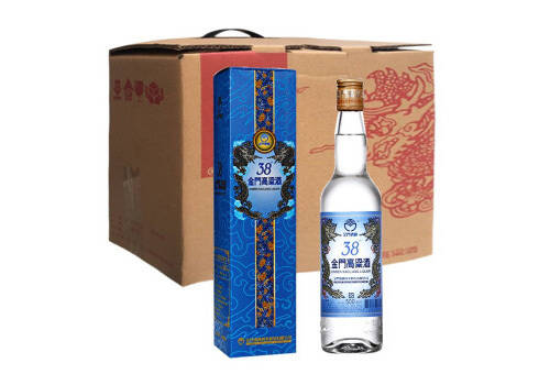 38度台湾金门高粱酒蓝龙500mlx6瓶多少钱一瓶？