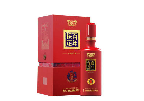 38度百年保定中国红婚宴白酒500ml多少钱一瓶？