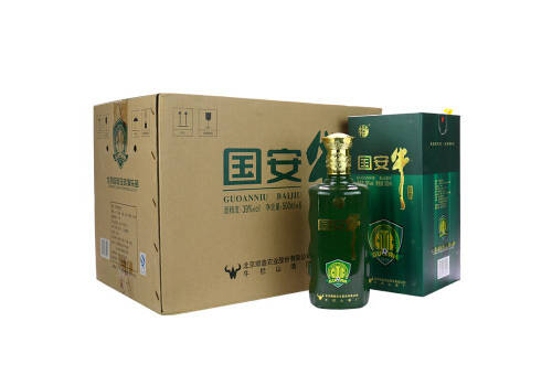 39度牛栏山北京二锅头国安牛白酒500mlx6瓶整箱价格？